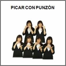 PICAR CON PUNZÓN - Signo