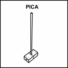 PICA - Pictograma (blanco y negro)