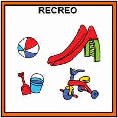 RECREO (JUGUETES) - Pictograma (color)