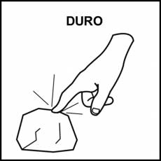 DURO - Pictograma (blanco y negro)