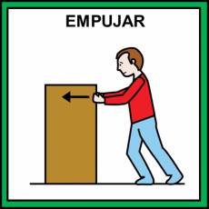 EMPUJAR - Pictograma (color)