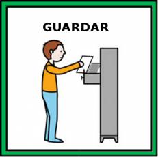GUARDAR - Pictograma (color)