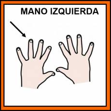 MANO IZQUIERDA - Pictograma (color)
