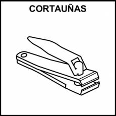 CORTAUÑAS - Pictograma (blanco y negro)