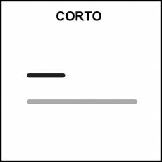 CORTO - Pictograma (blanco y negro)