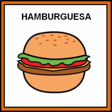 HAMBURGUESA - Pictograma (color)