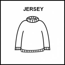 JERSEY - Pictograma (blanco y negro)