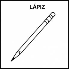 LÁPIZ - Pictograma (blanco y negro)