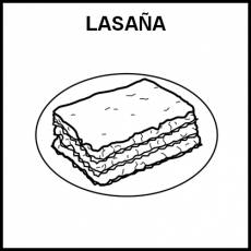 LASAÑA - Pictograma (blanco y negro)