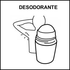 DESODORANTE - Pictograma (blanco y negro)
