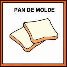 PAN DE MOLDE - Pictograma (color)