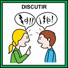 DISCUTIR - Pictograma (color)