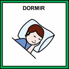 DORMIR - Pictograma (color)