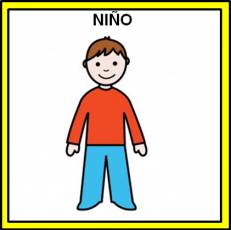 NIÑO - Pictograma (color)