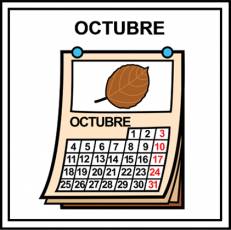OCTUBRE - Pictograma (color)