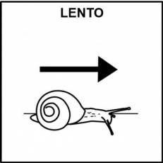 LENTO - Pictograma (blanco y negro)