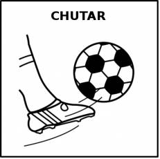 CHUTAR - Pictograma (blanco y negro)
