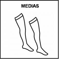 MEDIAS - Pictograma (blanco y negro)