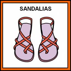 SANDALIAS - Pictograma (color)