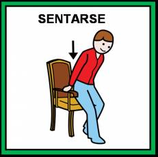 SENTARSE - Pictograma (color)