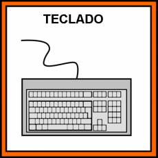 TECLADO - Pictograma (color)