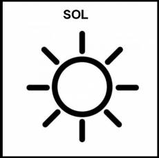 SOL - Pictograma (blanco y negro)