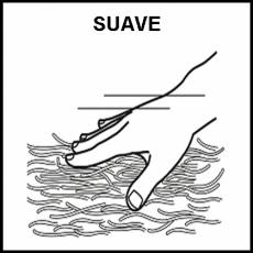 SUAVE - Pictograma (blanco y negro)