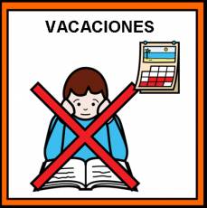 VACACIONES - Pictograma (color)