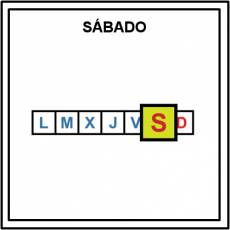 SÁBADO - Pictograma (color)