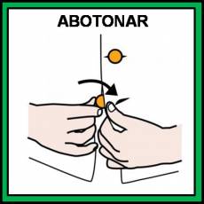 ABOTONAR - Pictograma (color)