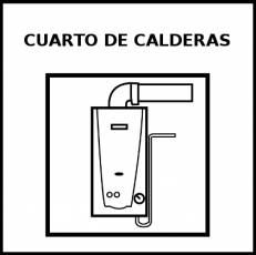 CUARTO DE CALDERAS - Pictograma (blanco y negro)