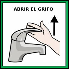 ABRIR EL GRIFO - Pictograma (color)