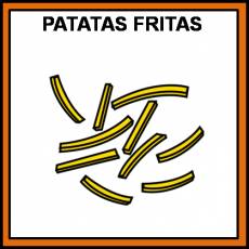 PATATAS FRITAS - Pictograma (color)