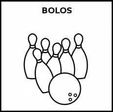 BOLOS - Pictograma (blanco y negro)