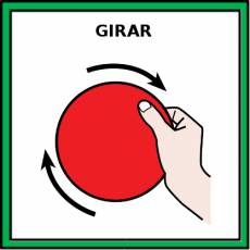 GIRAR (OBJETO) - Pictograma (color)