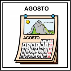 AGOSTO - Pictograma (color)