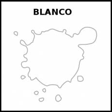 BLANCO (COLOR) - Pictograma (blanco y negro)
