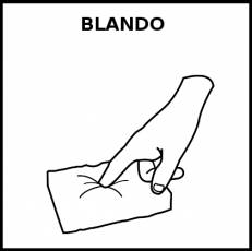BLANDO - Pictograma (blanco y negro)