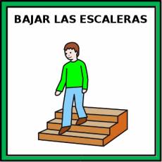 BAJAR LAS ESCALERAS - Pictograma (color)