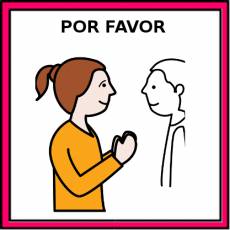 POR FAVOR - Pictograma (color)