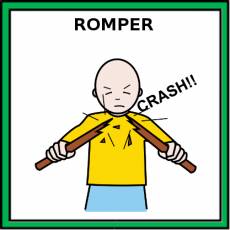 ROMPER - Pictograma (color)