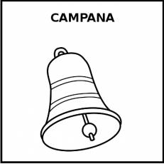 CAMPANA - Pictograma (blanco y negro)