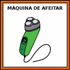 MÁQUINA DE AFEITAR - Pictograma (color)
