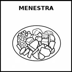 MENESTRA - Pictograma (blanco y negro)