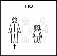 TÍO - Pictograma (blanco y negro)