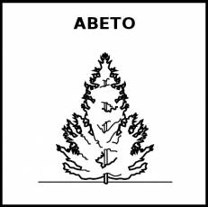 ABETO - Pictograma (blanco y negro)