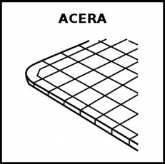 ACERA - Pictograma (blanco y negro)