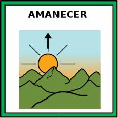 AMANECER - Pictograma (color)