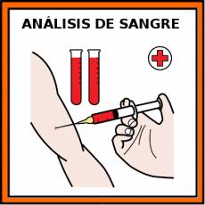 ANÁLISIS DE SANGRE - Pictograma (color)
