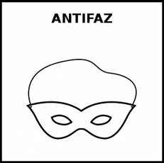 ANTIFAZ - Pictograma (blanco y negro)